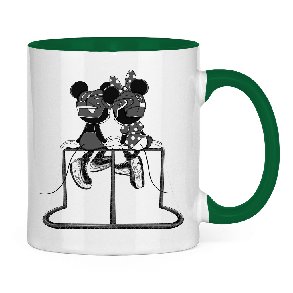 Tasse zweifarbig MOUSE COUPLE