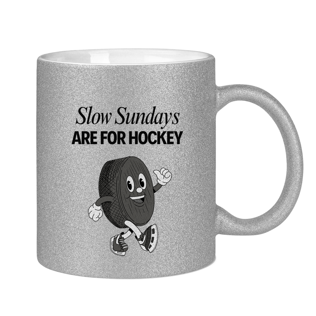 Glitzertasse SLOW SUNDAYS