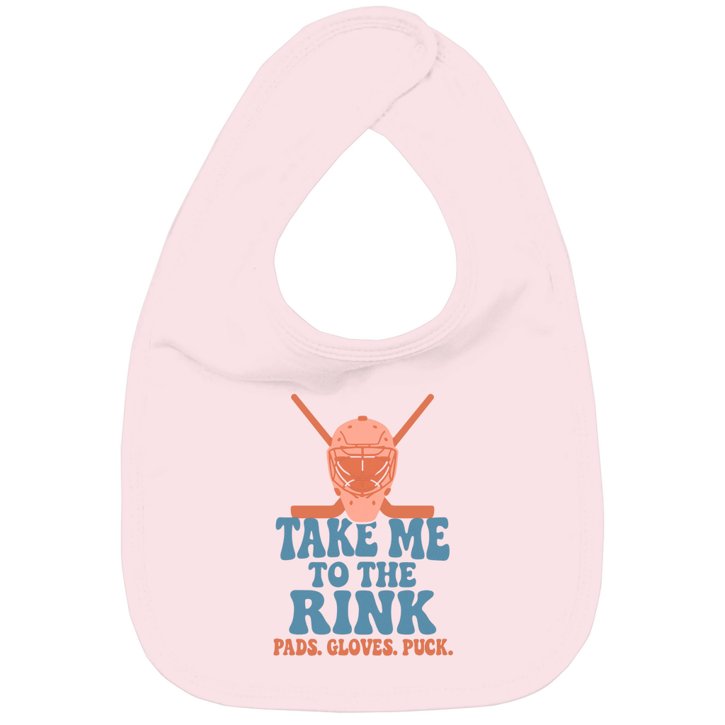 Kinder Bio Lätzchen TAKE ME TO THE RINK GOALIE
