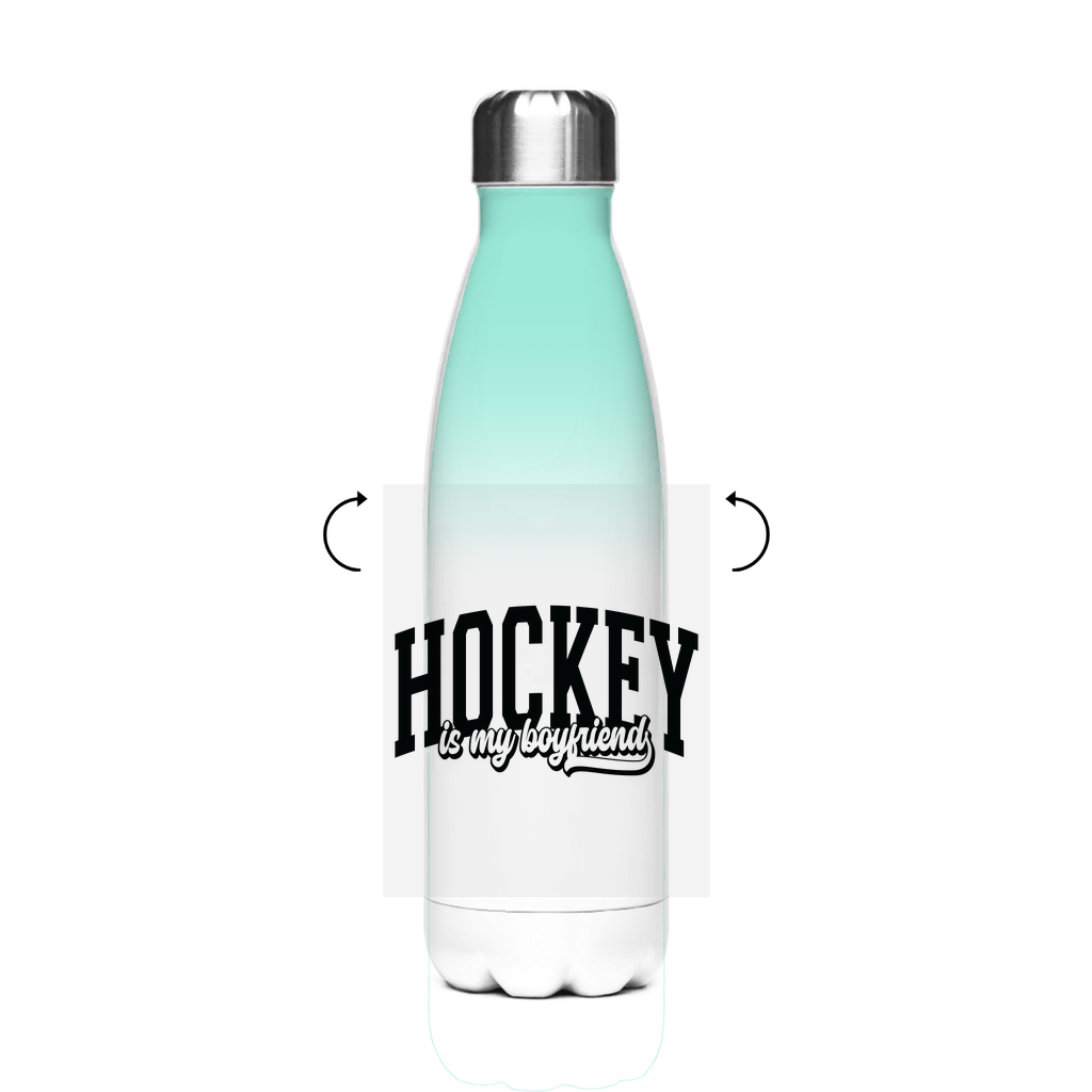 Edelstahl-Thermoflasche HOCKEY IS MY BOYFRIEND