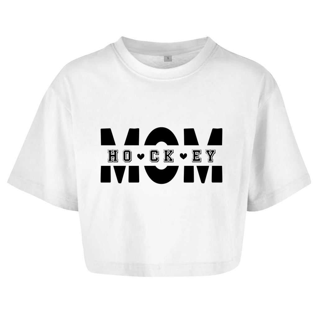 Ladies Crop Top HOCKEYMOM
