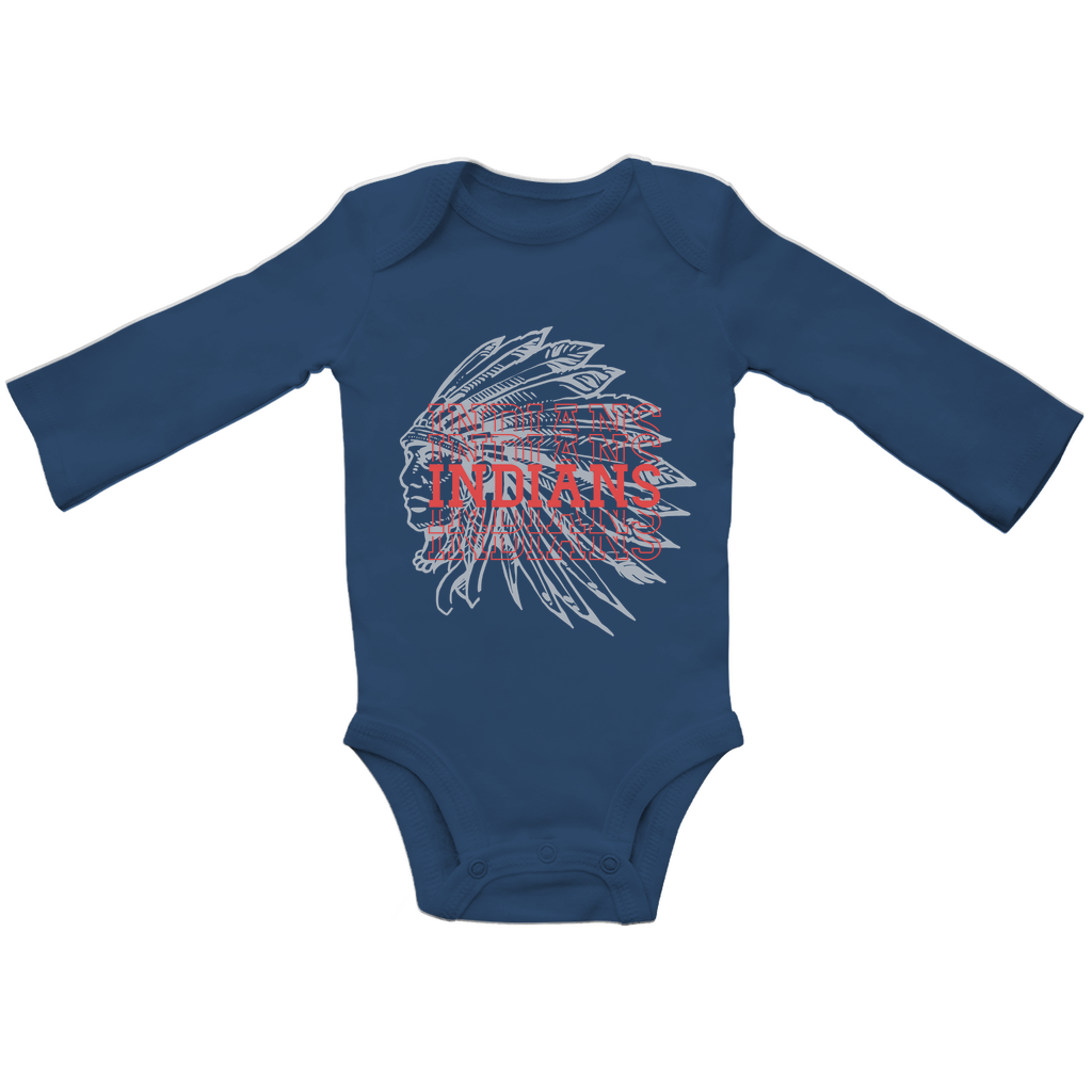 Babybody Langarm INDIANS HEAD