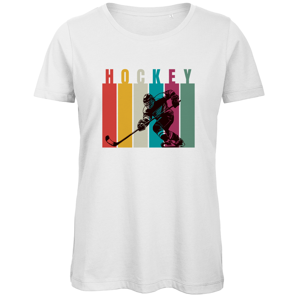 Ladies T-Shirt COLOURFUL HOCKEYPLAYER