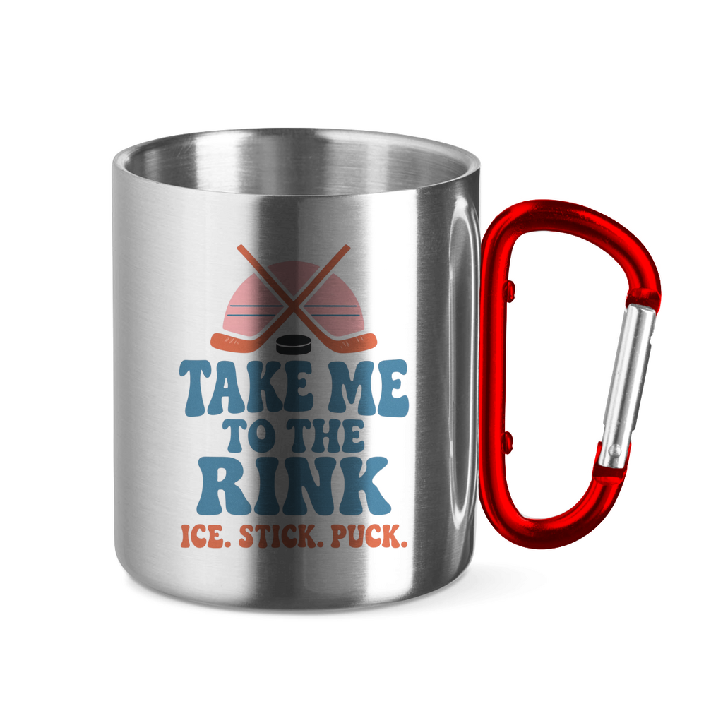 Edelstahltasse TAKE ME TO THE RINK