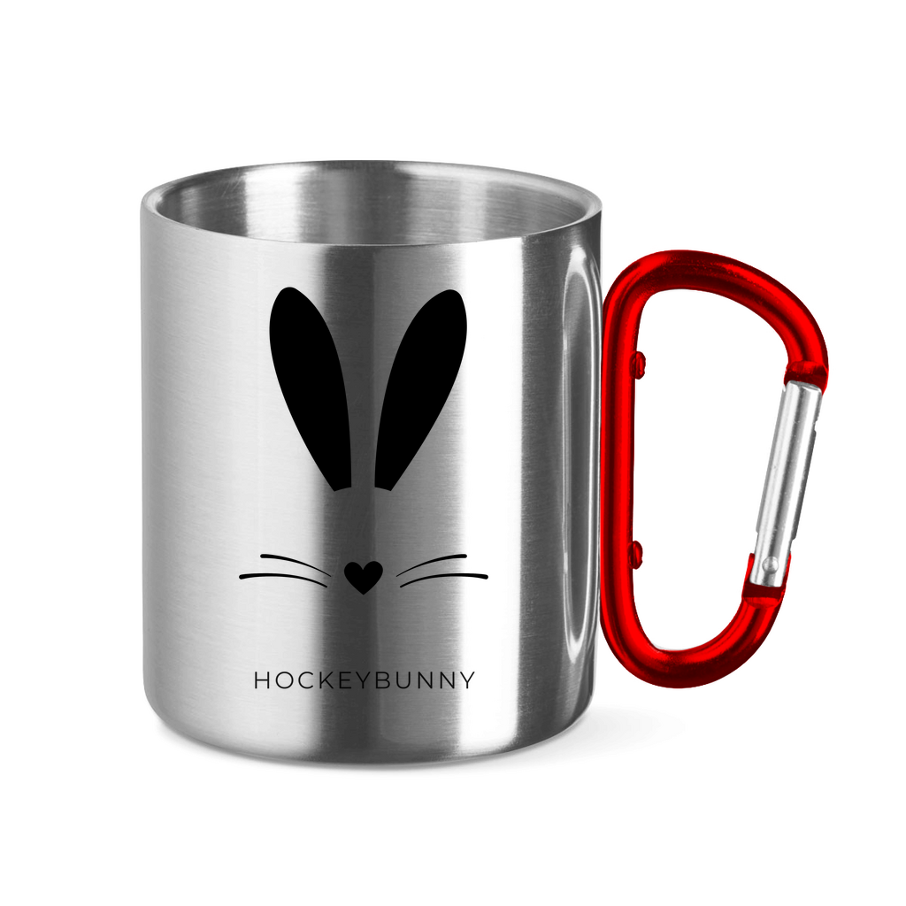 Edelstahltasse HOCKEYBUNNY