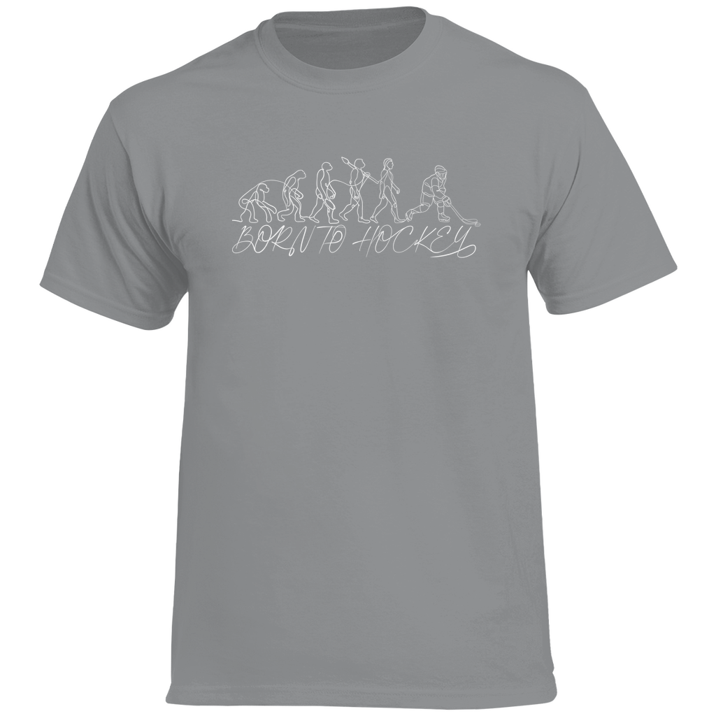 T-Shirt BORN TO HOCKEY EVULUTION