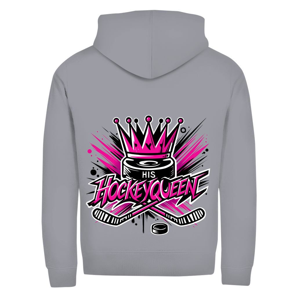 Unisex Zipper HIS HOCKEYQUEEN (front&back)