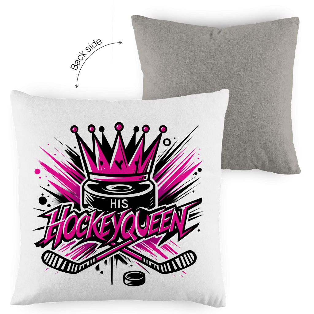 Kopfkissen zweifarbig HIS HOCKEYQUEEN
