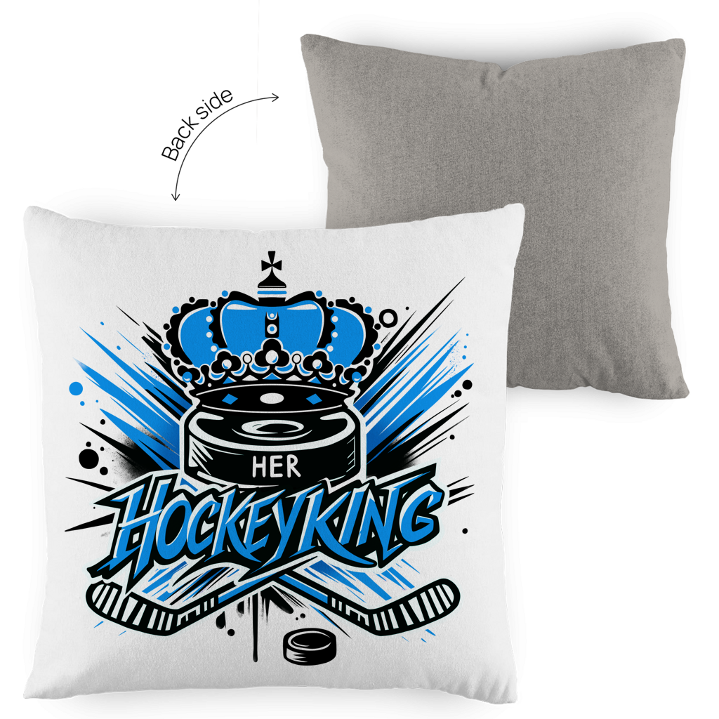 Kopfkissen zweifarbig HER HOCKEYKING