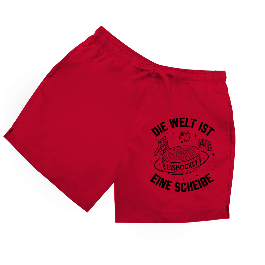 Badehose DIE WELT IST EINE SCHEIBE