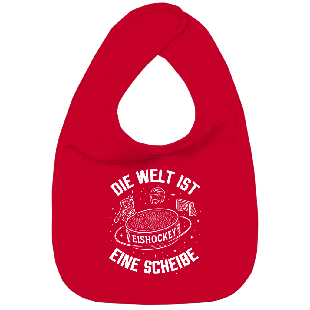 Kinder Bio Lätzchen DIE WELT IST EINE SCHEIBE