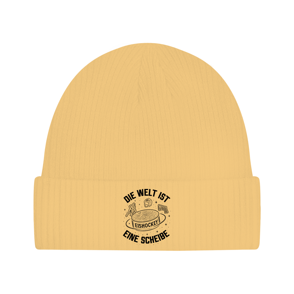 Beanie DIE WELT IST EINE SCHEIBE