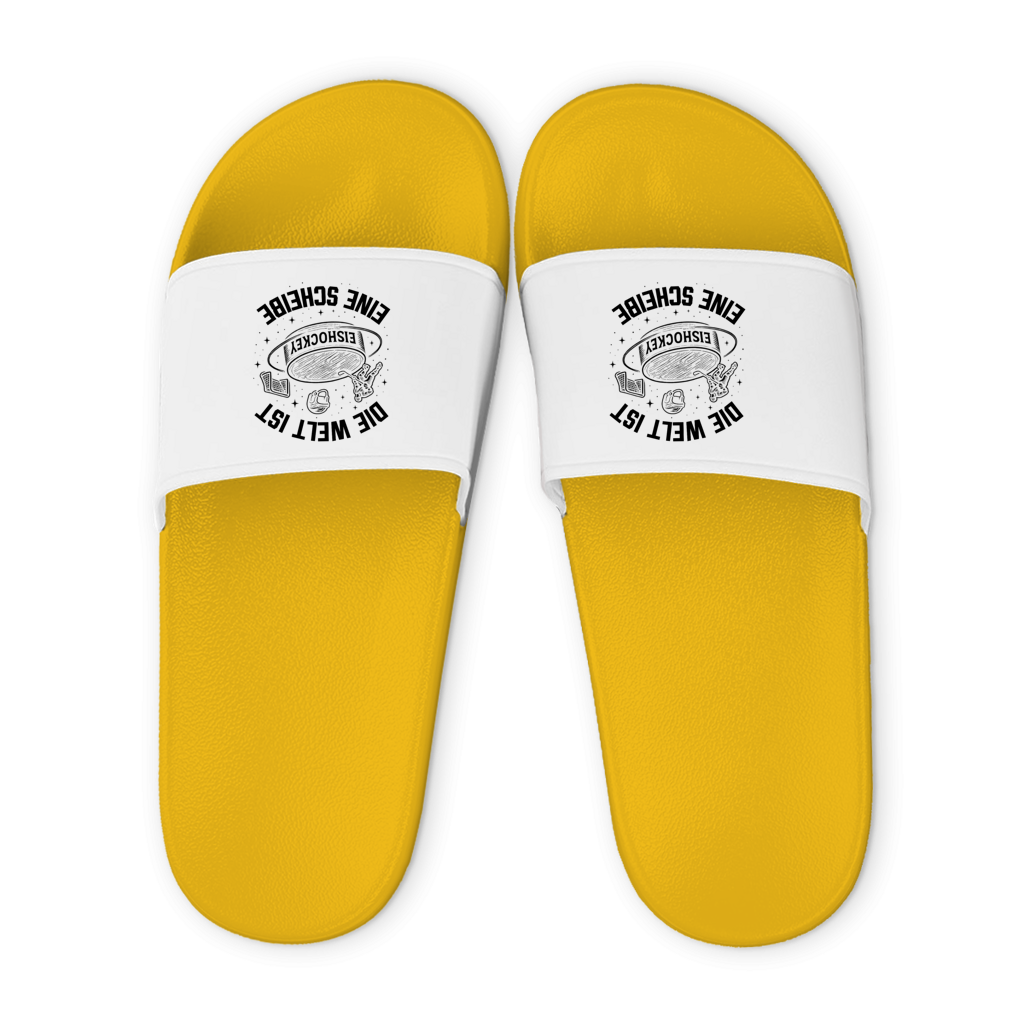 Badelatschen DIE WELT IST EINE SCHEIBE