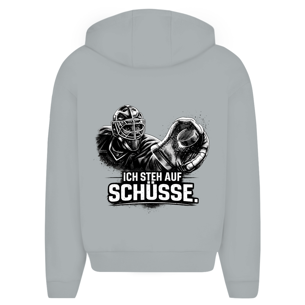 Oversize Zipper GOALIE - STEH AUF SCHÜSSE (front&back)