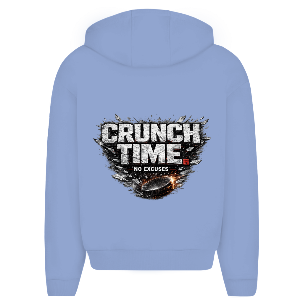 Oversize Zipper CRUNCHTIME – NO EXCUSES (front&back)