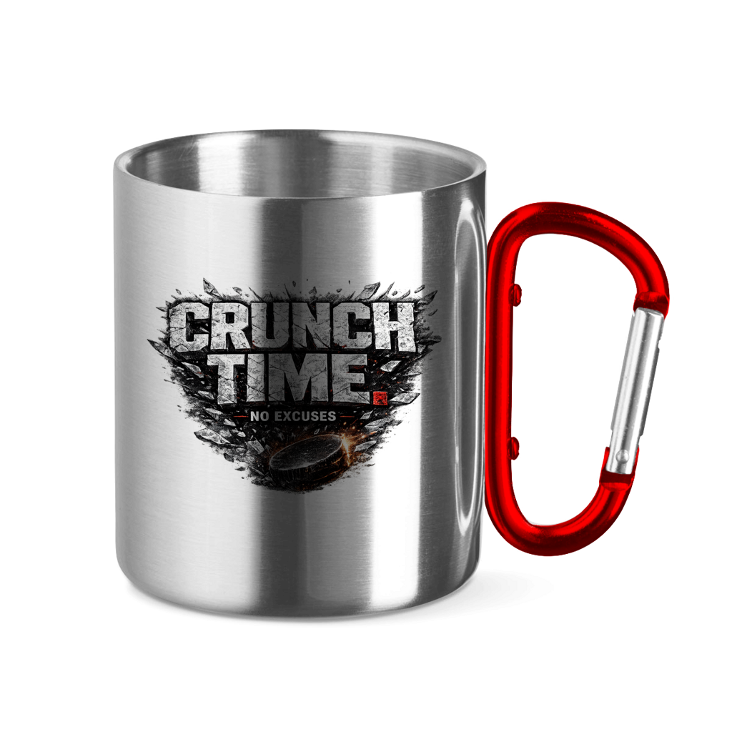 Edelstahltasse CRUNCHTIME – NO EXCUSES