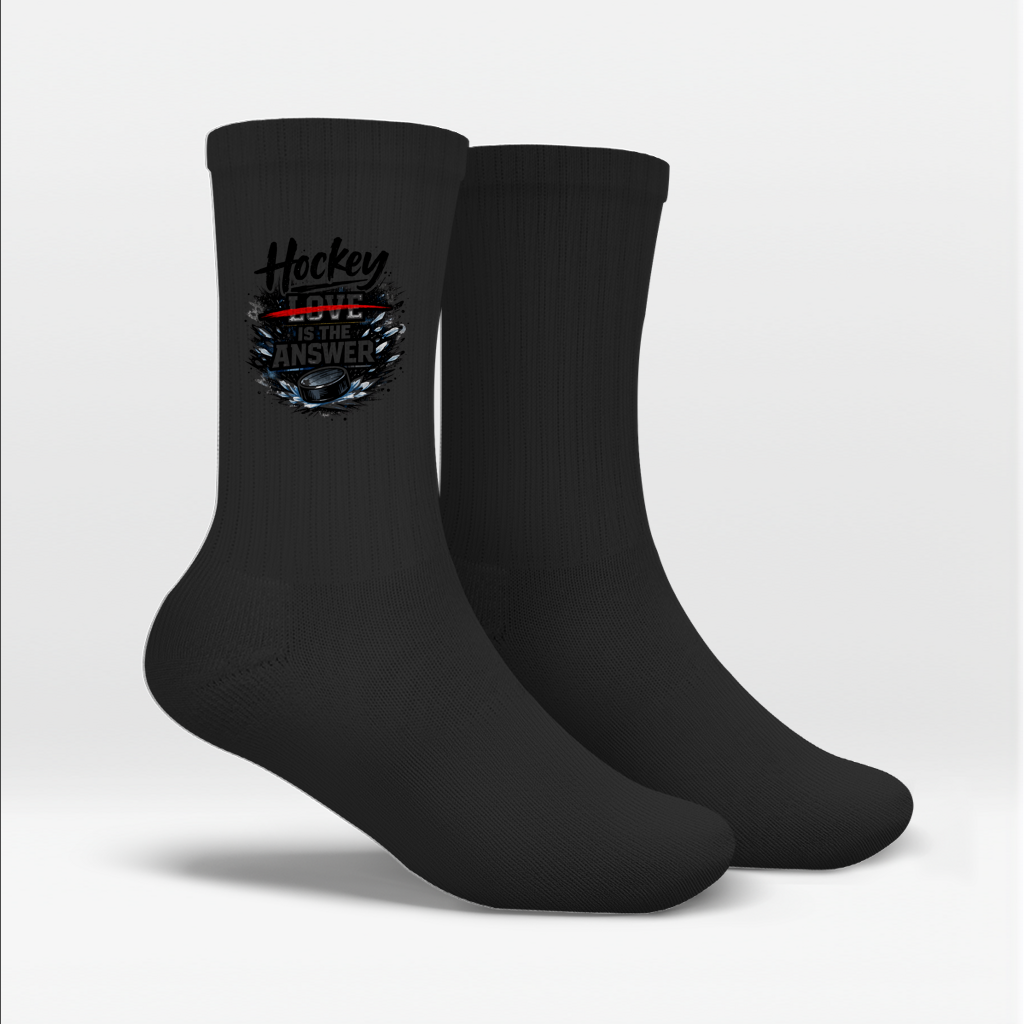 Socken HOCKEY IS THE ANSWER