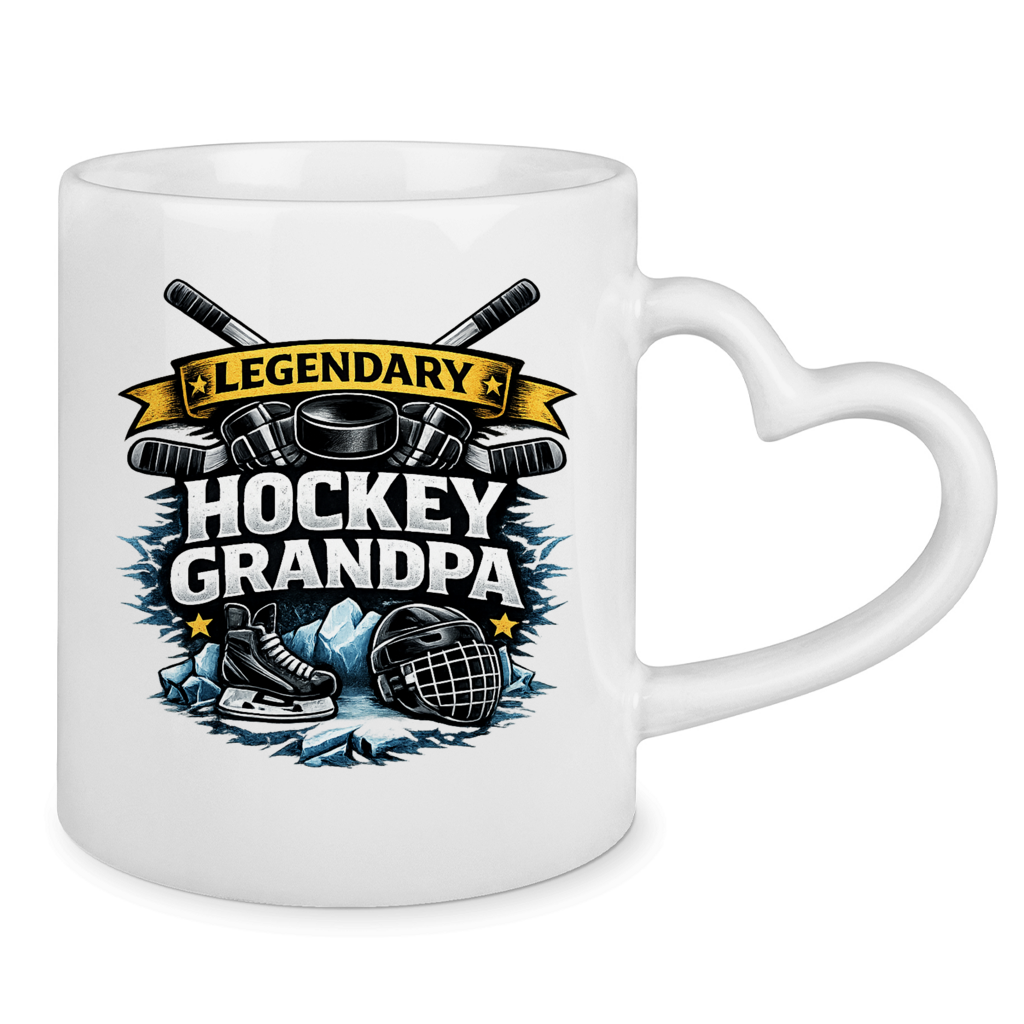 Tasse mit Herzhenkel LEGENDARY HOCKEY GRANDPA