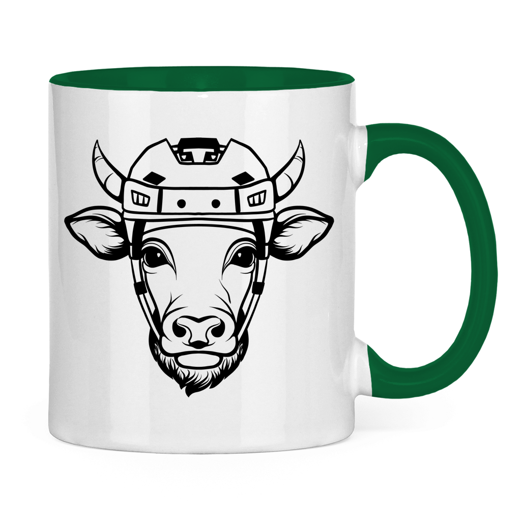 Tasse zweifarbig HOCKEYKUH