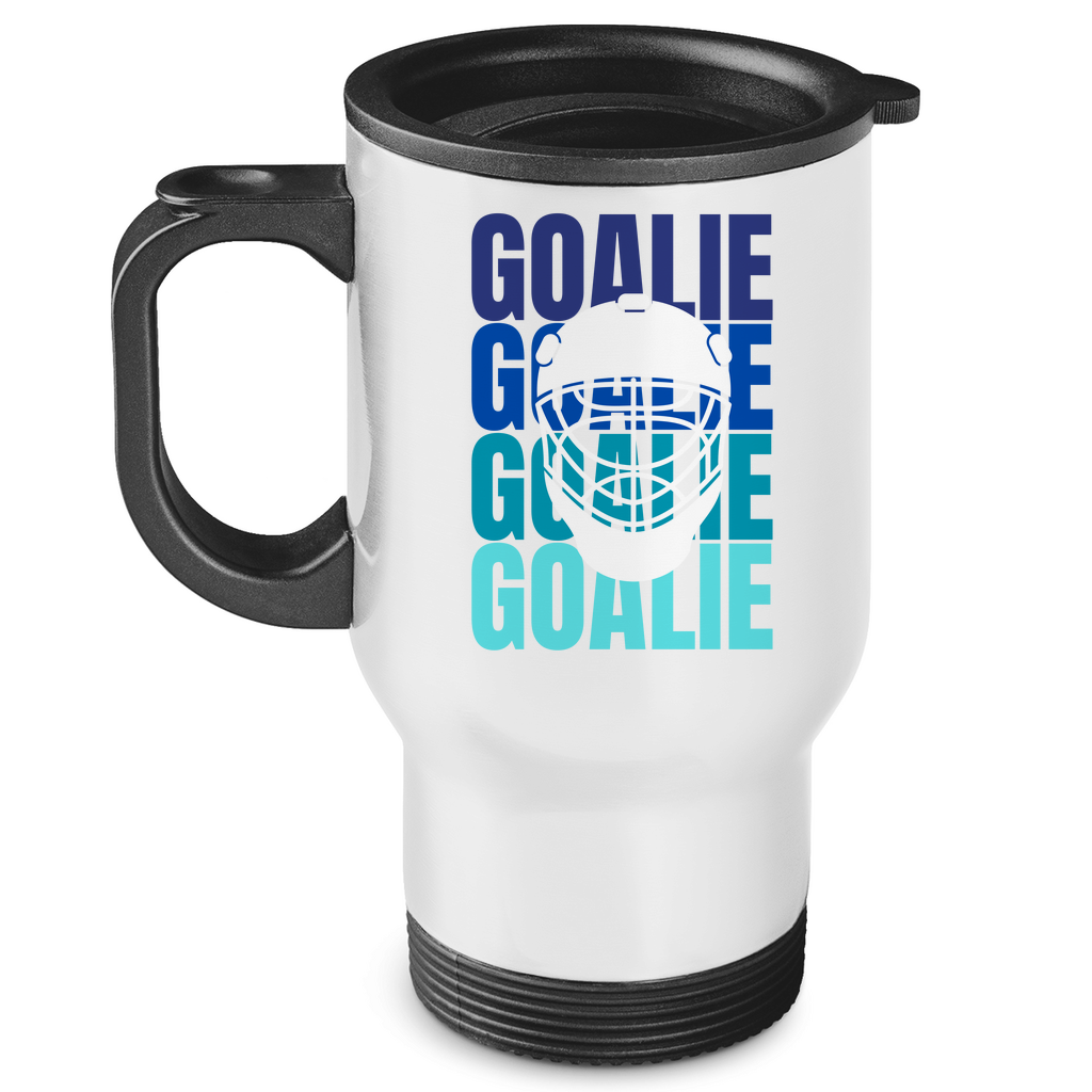 Edelstahl-Thermobecher GOALIE MASKE
