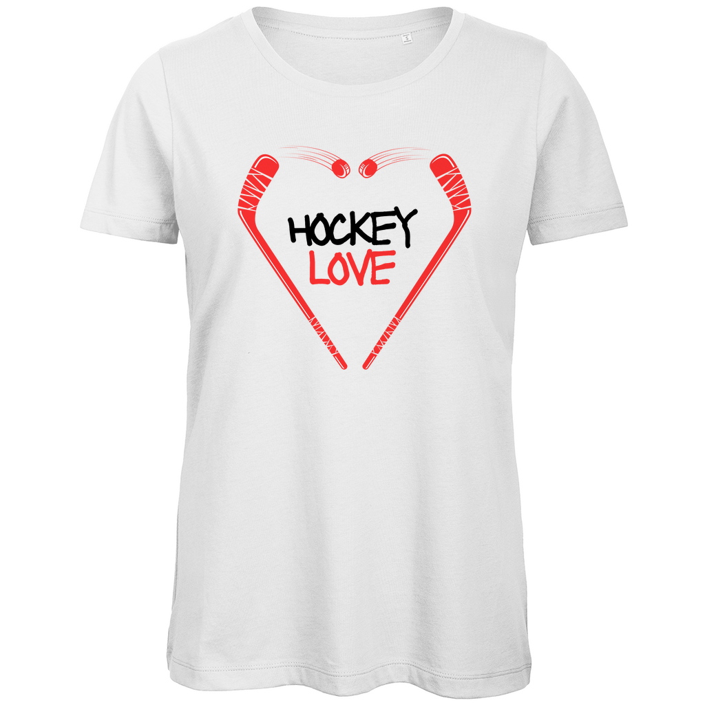 Ladies T-Shirt HOCKEYLOVE STICKHEART