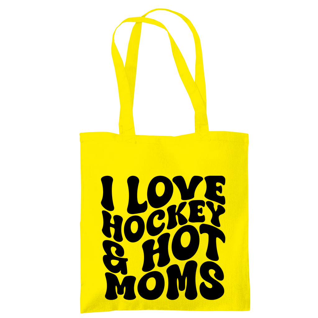 Tragetasche I LOVE HOCKEY & HOT MOMS