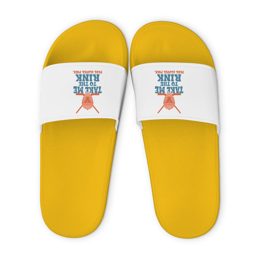 Badelatschen TAKE ME TO THE RINK GOALIE