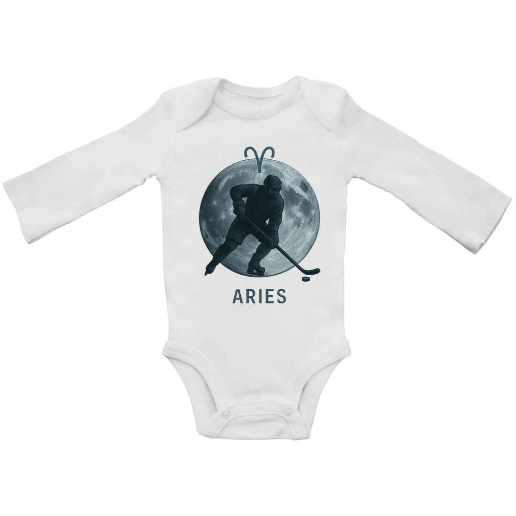 Babybody Langarm STERNZEICHEN ARIES / WIDDER