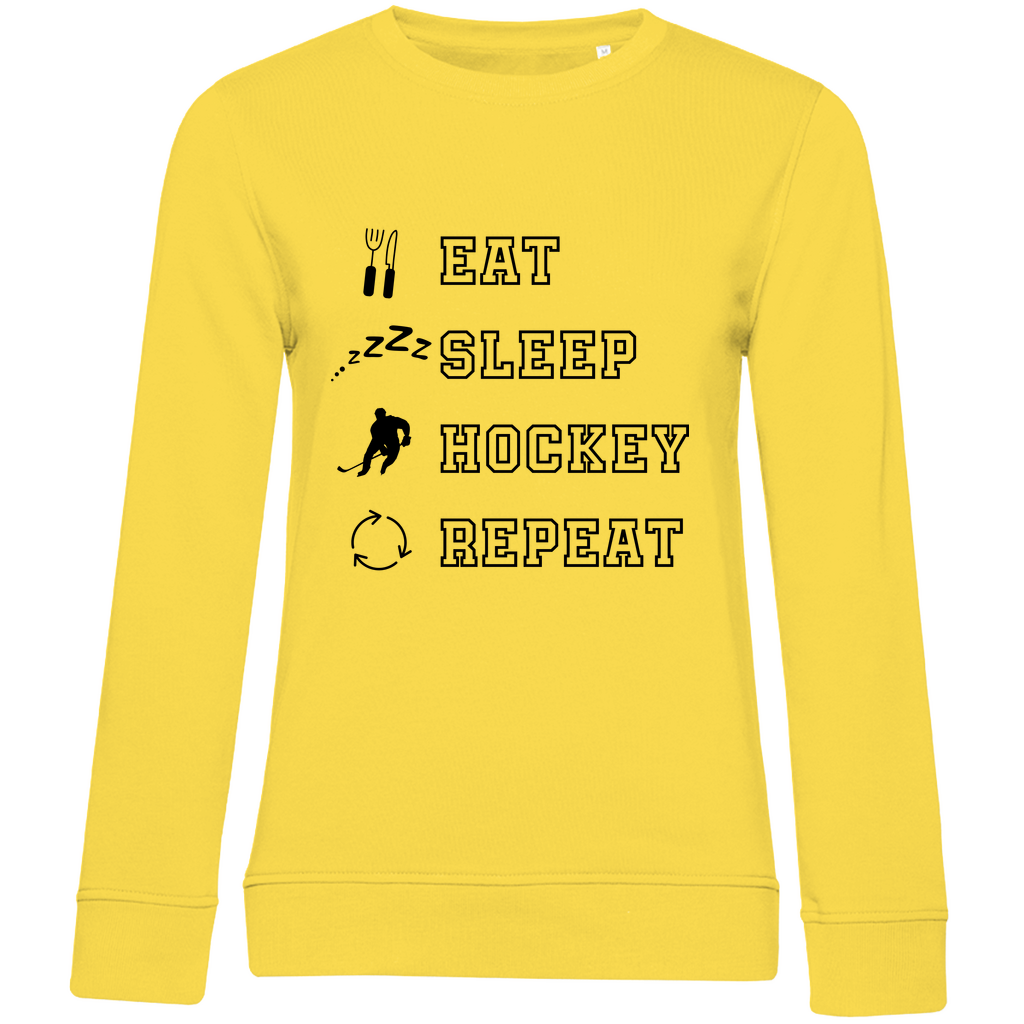 Ladies Sweatshirt EAT, SLEEP REPEAT
