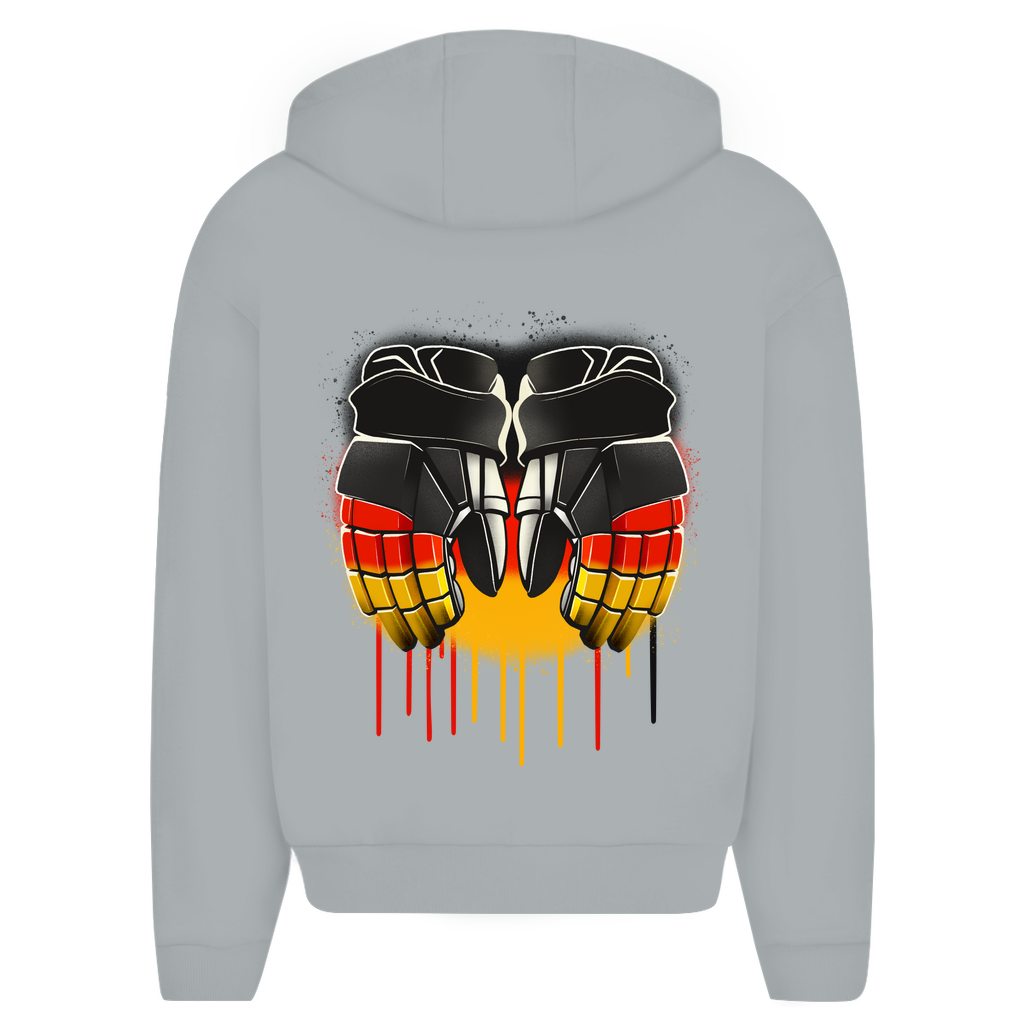 Oversize Zipper GERMAN GLOVES (front&back)