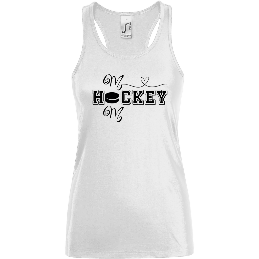 Ladies Tank Top HOCKEY MOM HEART