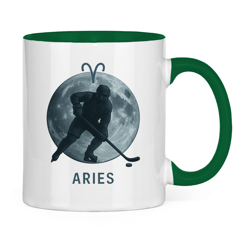 Tasse zweifarbig STERNZEICHEN ARIES / WIDDER