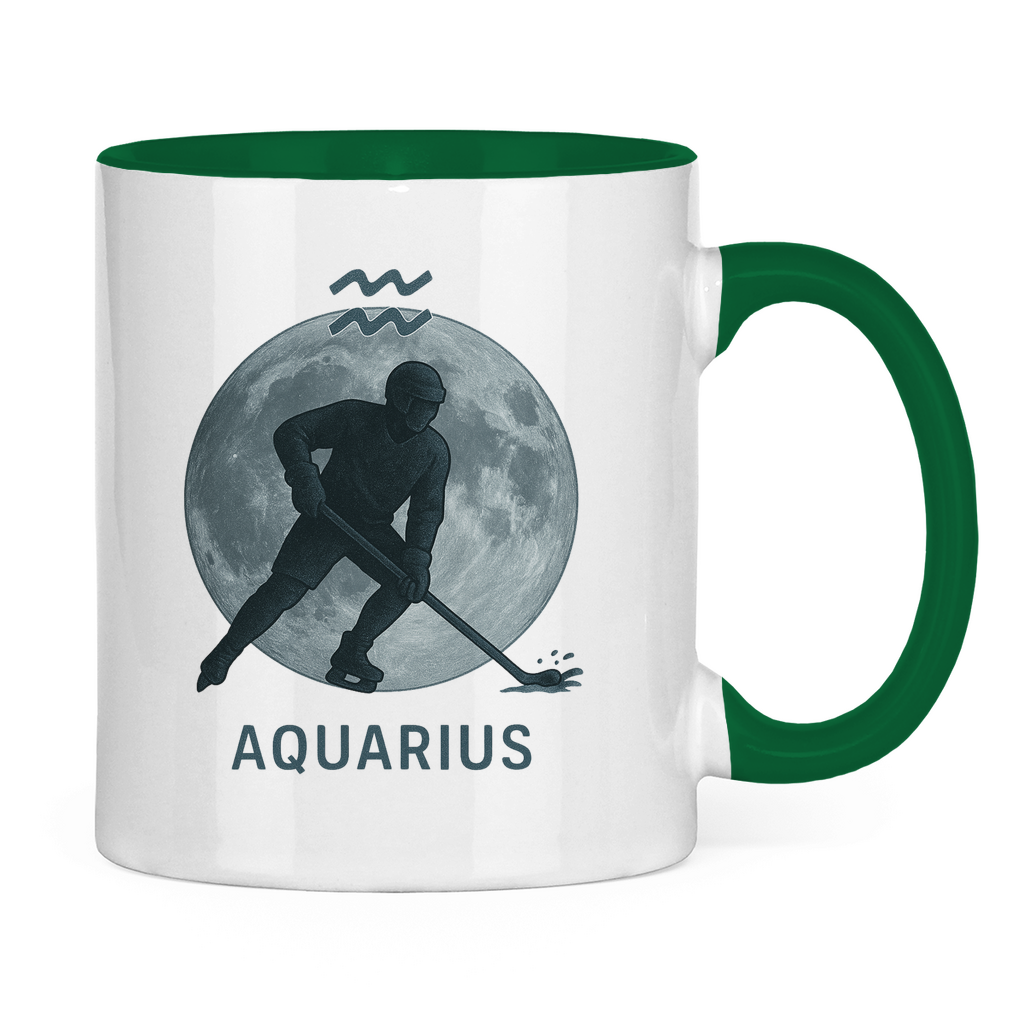 Tasse zweifarbig STERNZEICHEN AQUARIUS / WASSERMANN