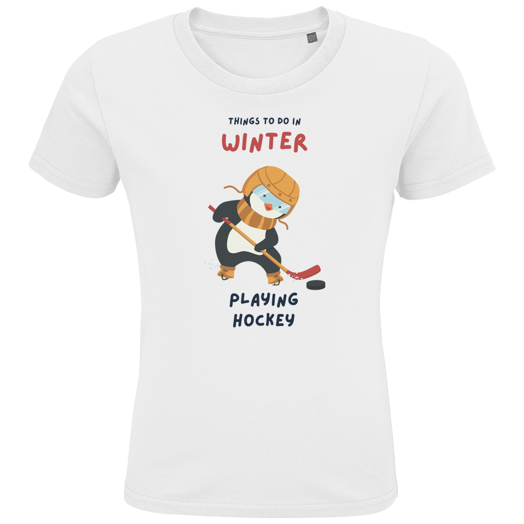 Kids T-Shirt PINGU HOCKEY