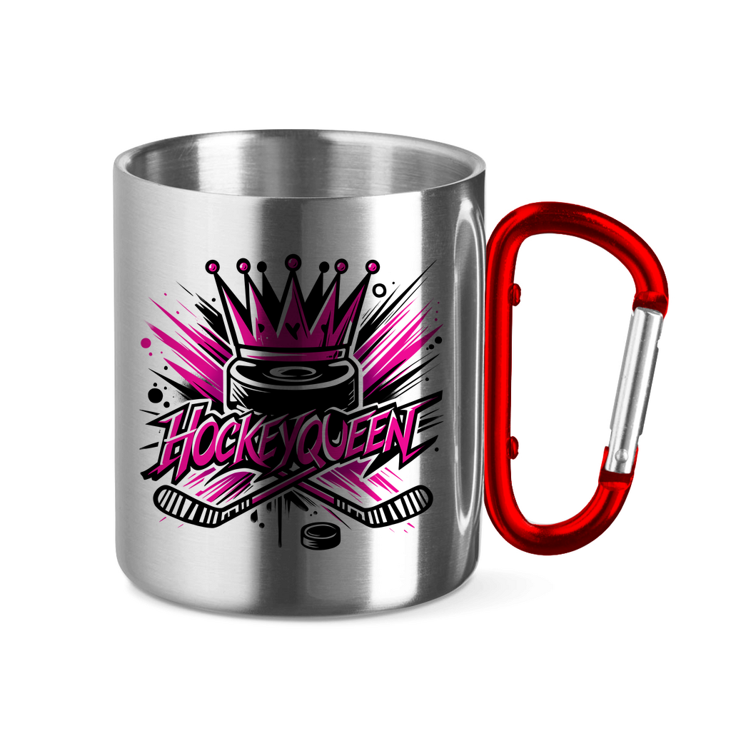 Edelstahltasse HOCKEYQUEEN