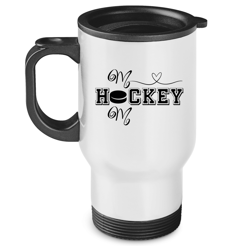 Edelstahl-Thermobecher HOCKEY MOM HEART