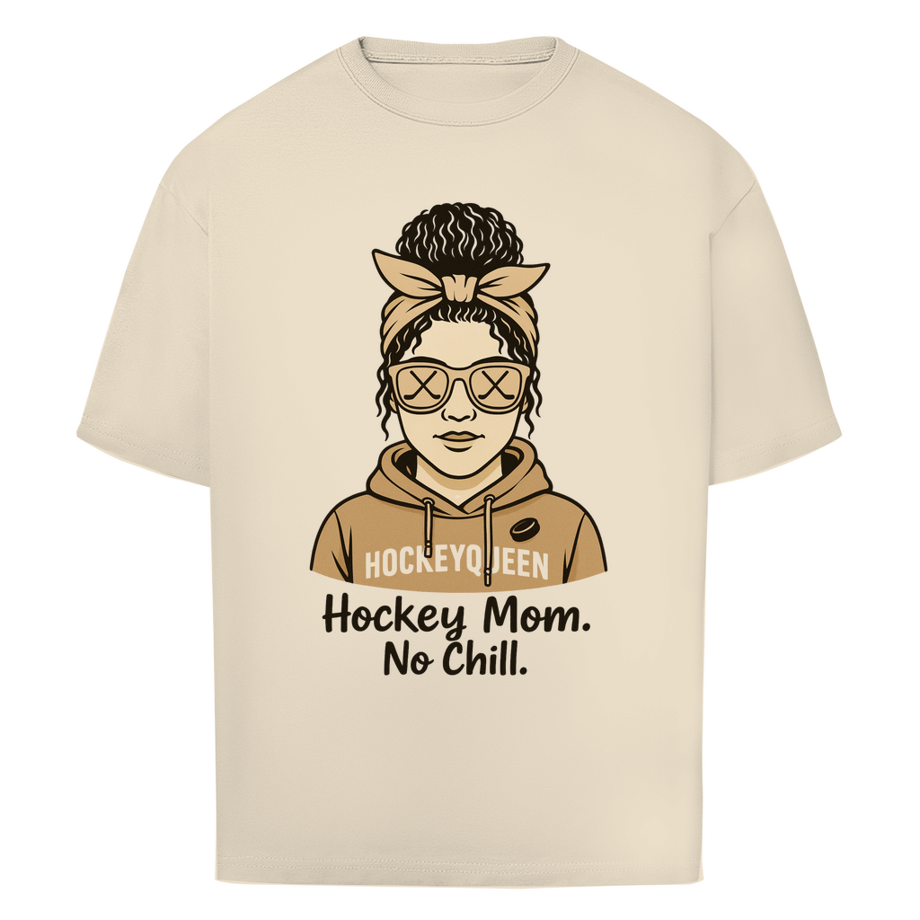 Oversize T-Shirt HOCKEY MOM - NO CHILL