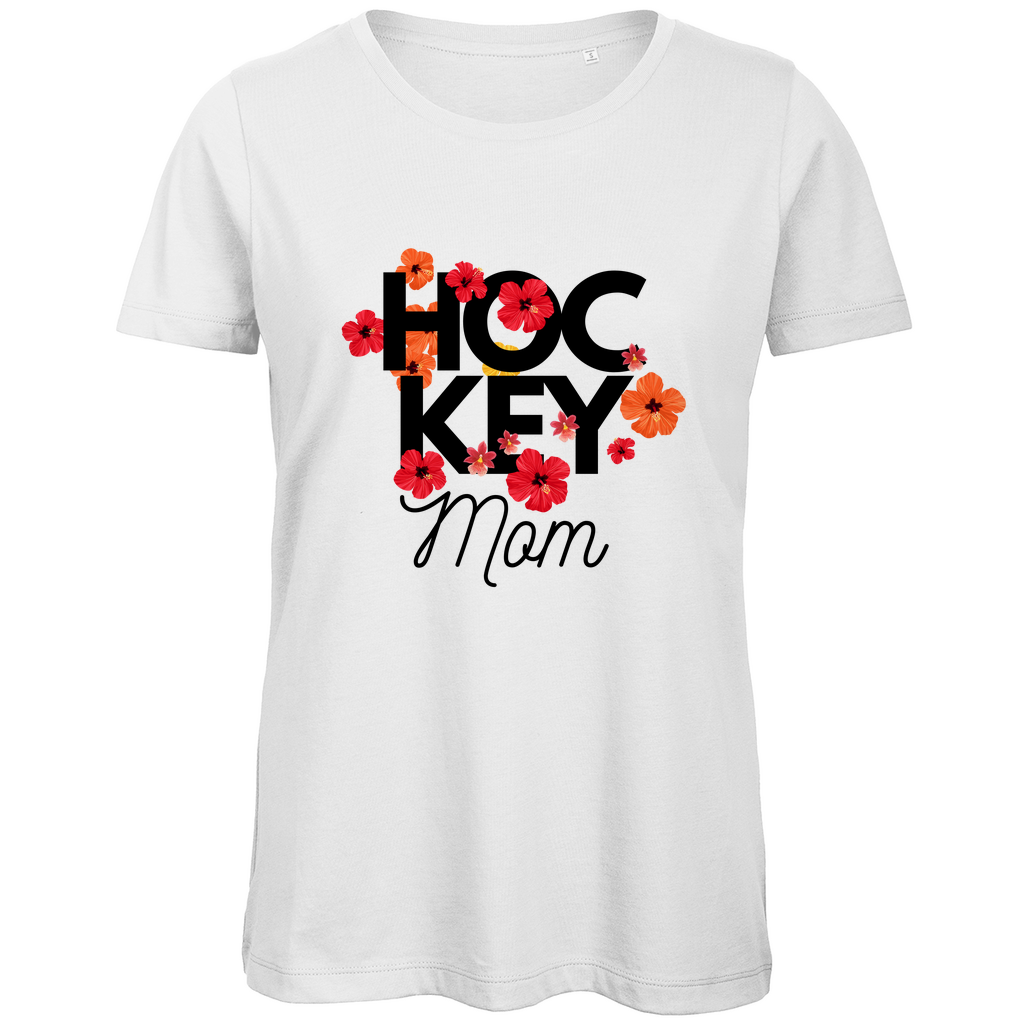 Ladies T-Shirt HOCKYMOM FLOWERS