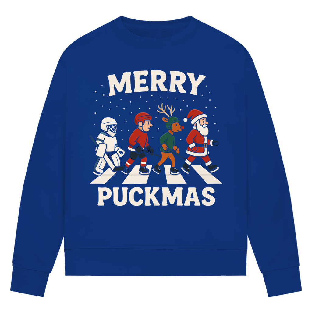 Ladies Sweatshirt MERRY PUCKMAS WALK