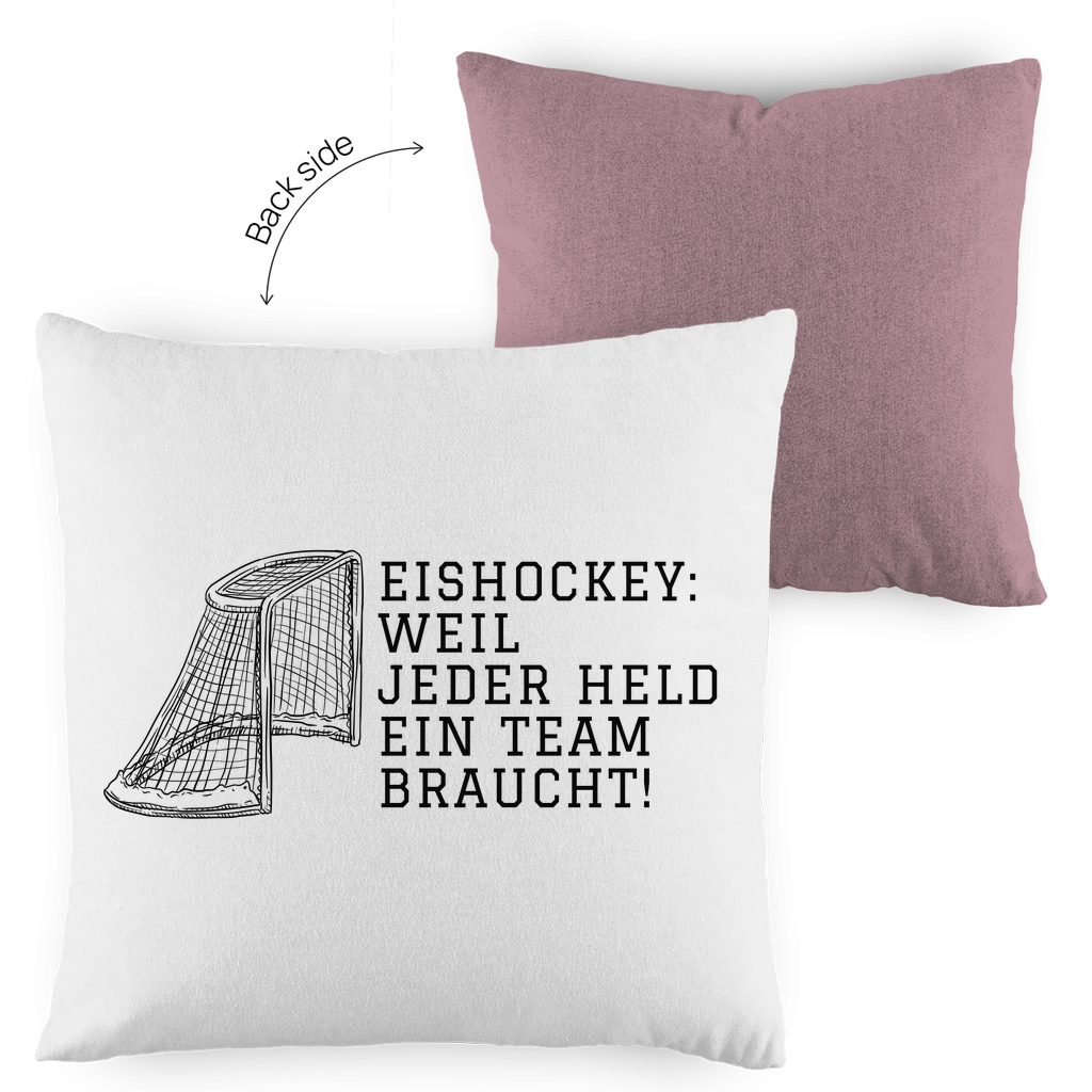 Kopfkissen zweifarbig JEDER HELD – Kingsofpuck