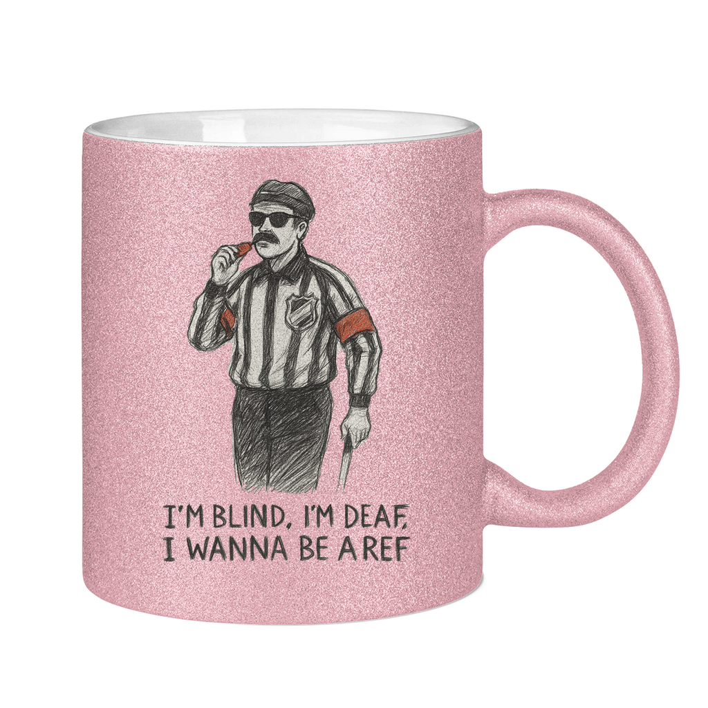 Glitzertasse WANNA BE A REF