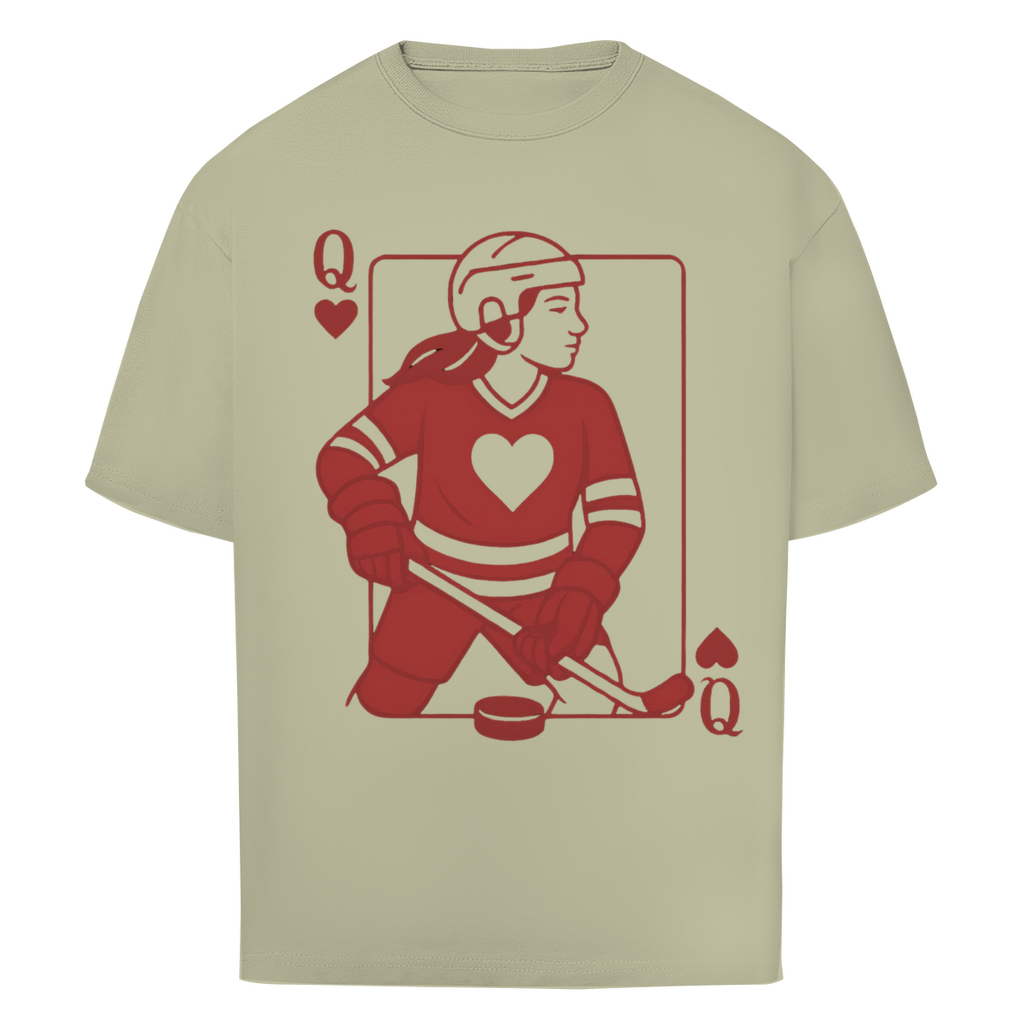 Oversize T-Shirt HOCKEY HERZKÖNIGIN