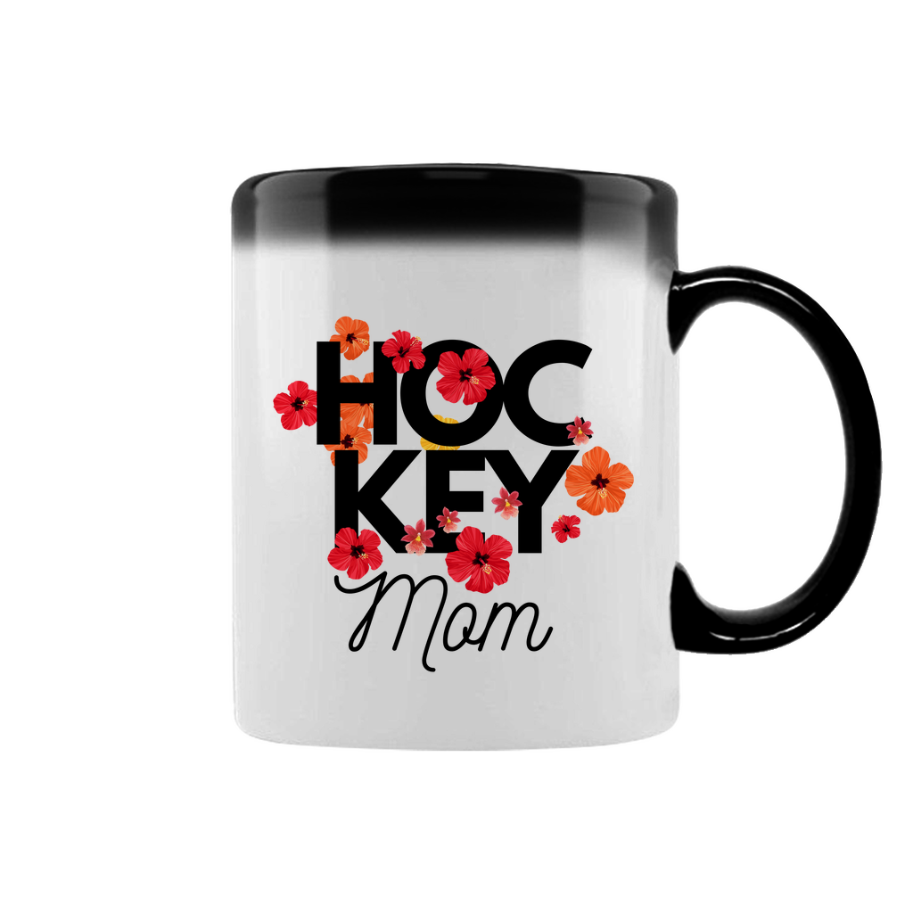 Zaubertasse HOCKEY MOM FLOWERS