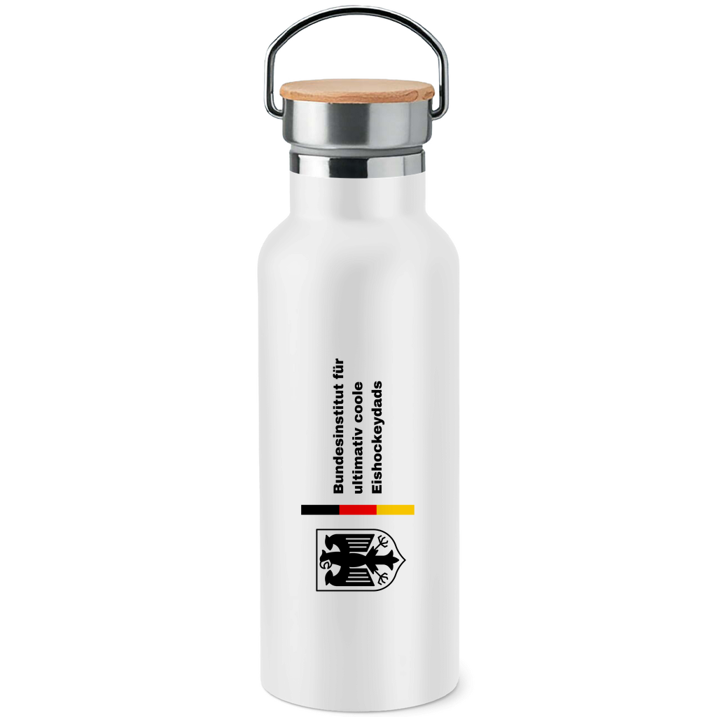 Edelstahl-Trinkflasche BUNDESINSTITUT HOCKEYDAD