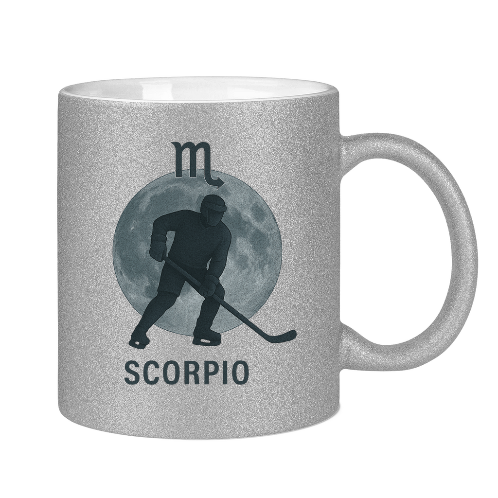 Glitzertasse STERNZEICHEN SCORPIO / SKORPION