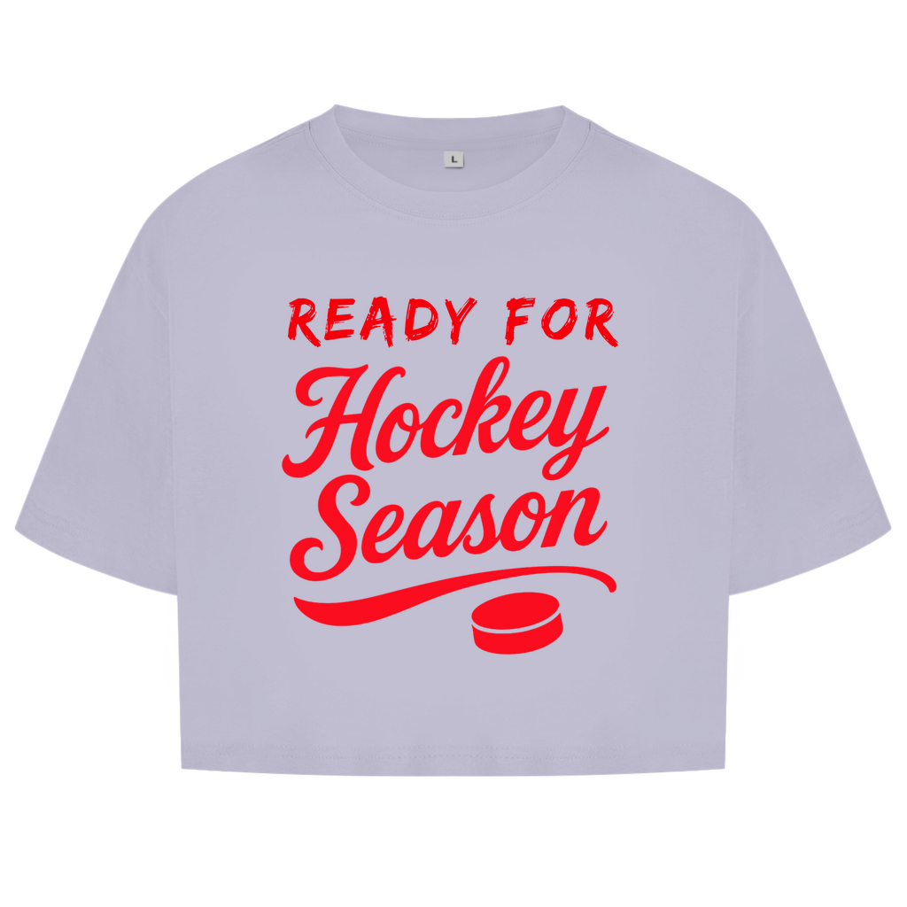Ladies Crop Top READY FOR HOCKEY SEASON