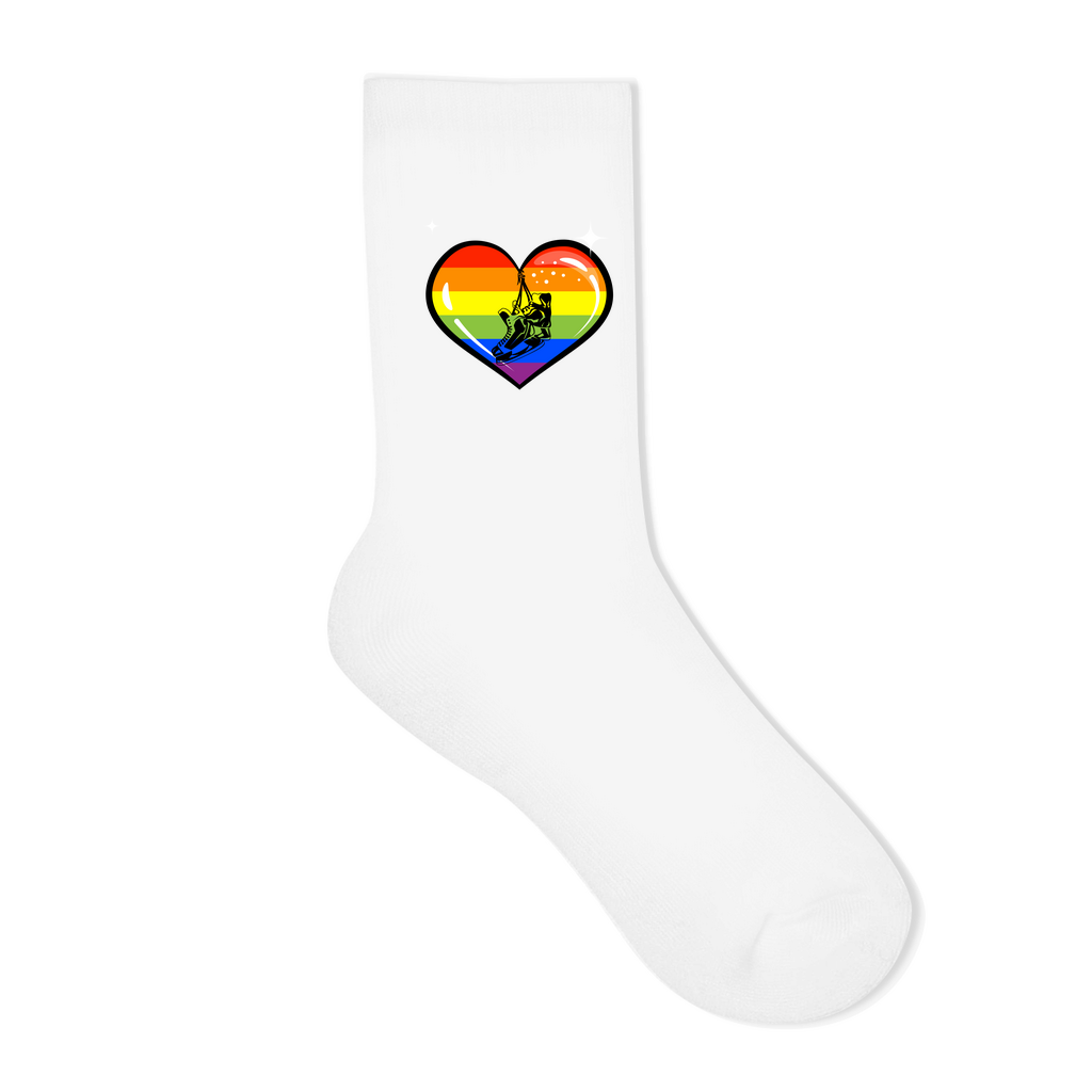 Socken RAINBOW SKATE HEART