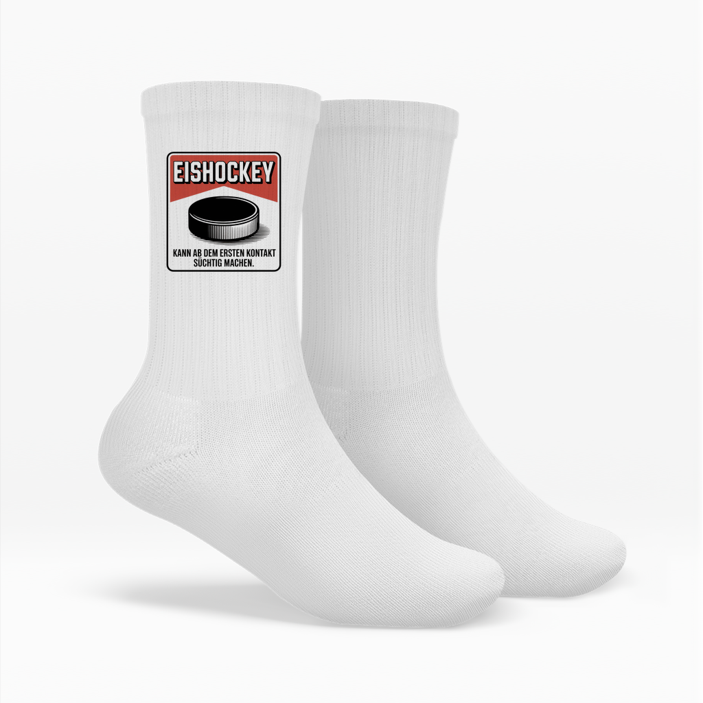 Socken EISHOCKEY ZIGARETTENSCHACHTEL