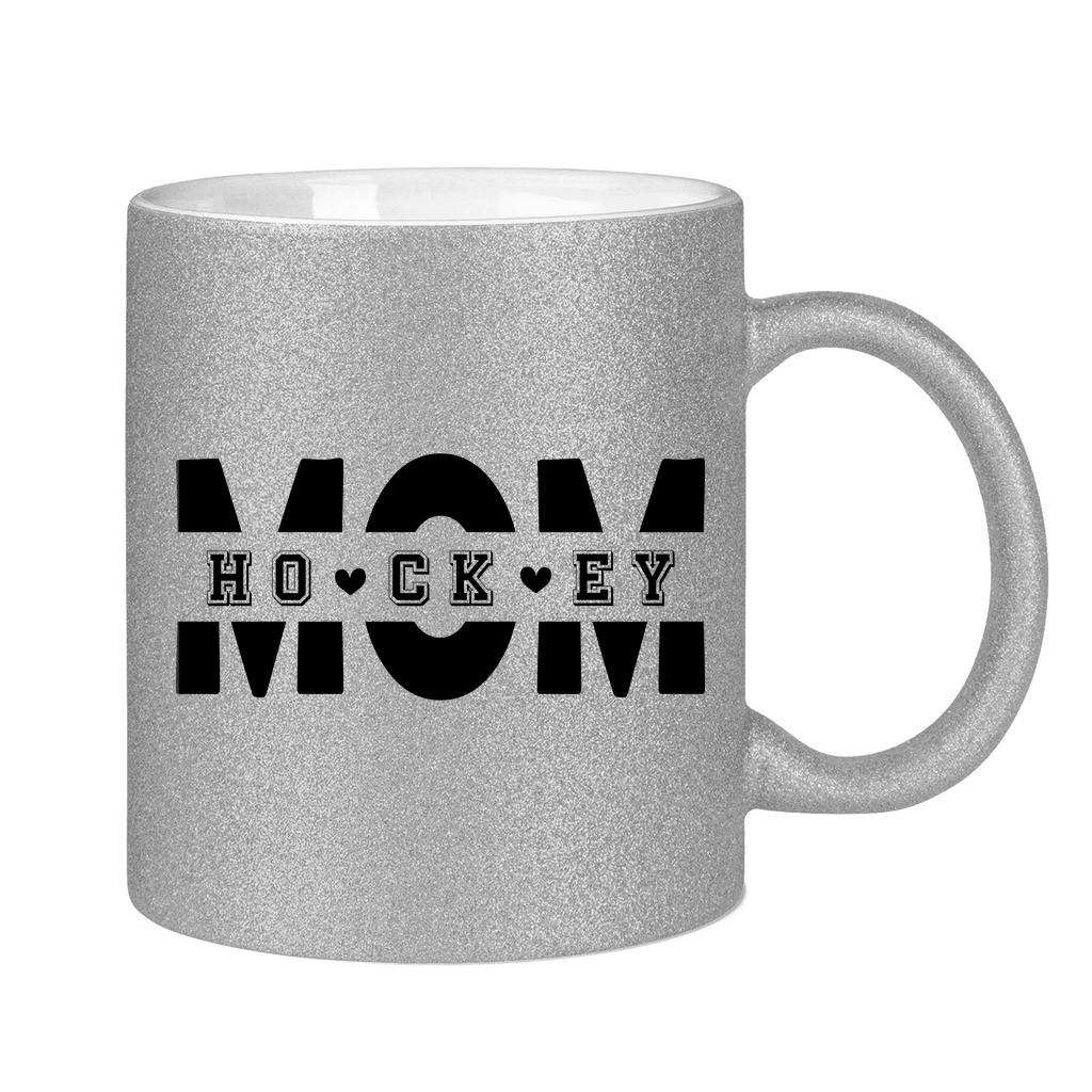 Glitzertasse HOCKEYMOM