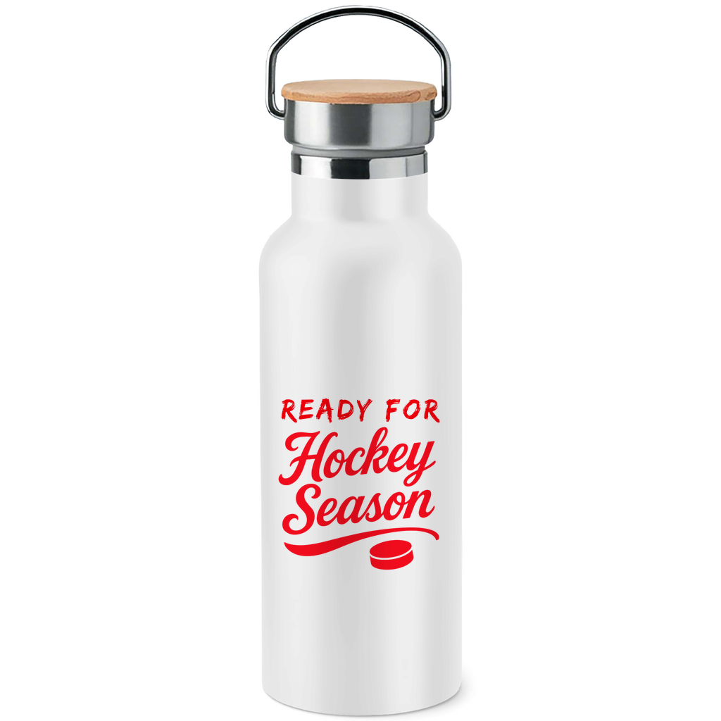 Edelstahl-Trinkflasche READY FOR HOCKEY SEASON